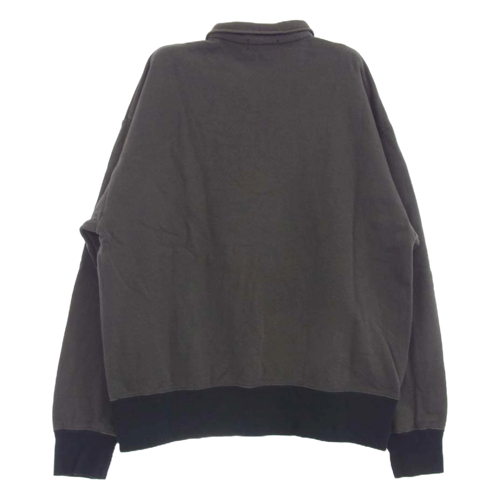 Nigel Cabourn ナイジェルケーボン 8049-00-20002 ZIP UP SWEATSHIRT ハーフ ジップアップ スウェット グリーン系 52【中古】