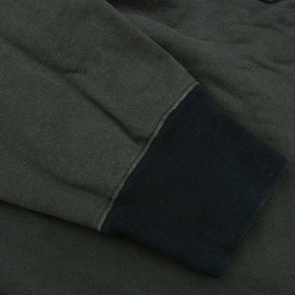 Nigel Cabourn ナイジェルケーボン 8049-00-20002 ZIP UP SWEATSHIRT ハーフ ジップアップ スウェット グリーン系 52【中古】