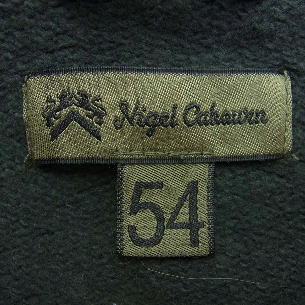 Nigel Cabourn ナイジェルケーボン 8049-00-20041 50s 20.5oz スウェット カーディガン グリーン系 54【中古】