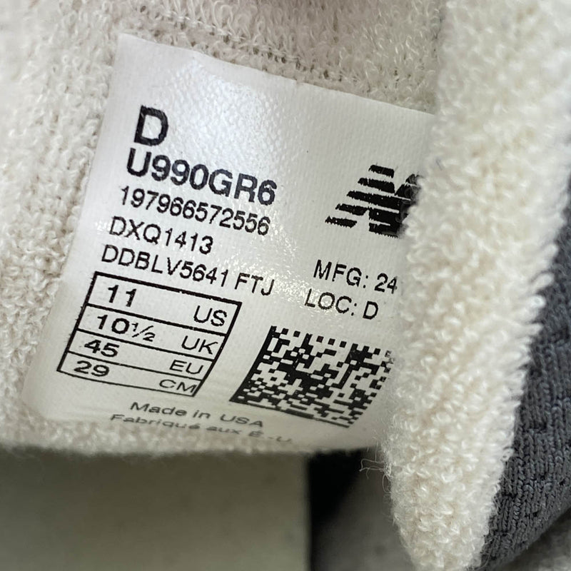 NEW BALANCE ニューバランス U990GR6 990V6 Castlerock Moonrock