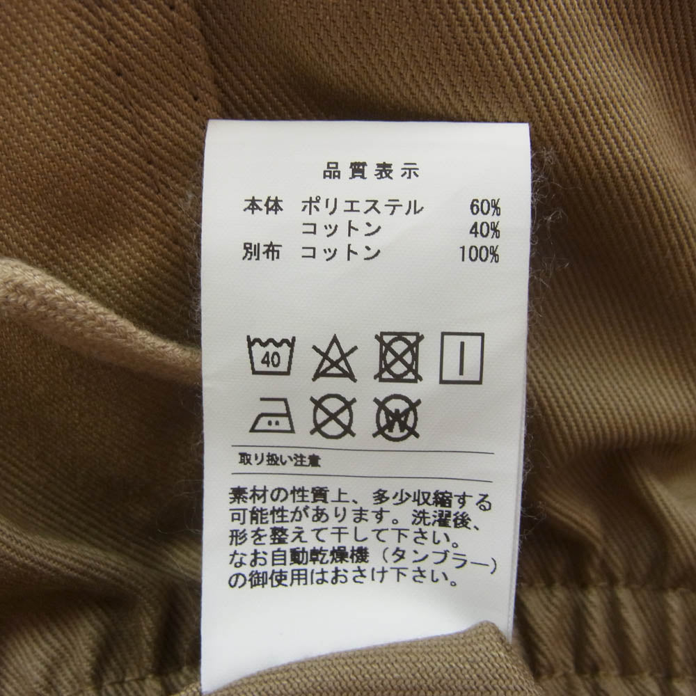 DESCENDANT ディセンダント 21SS 211WVDS-PTM01S SHORE BEACH SHORTS ビーチ ショーツ ハーフパンツ ベージュ系 2【中古】