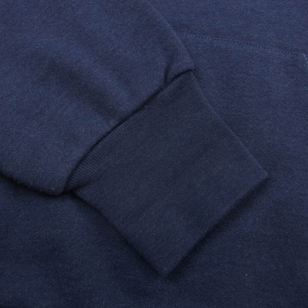 DESCENDANT ディセンダント PE HOODED SWEATSHIRT クジラ刺繍 プルオーバーパーカー ネイビー系 2【中古】