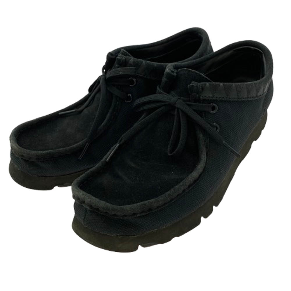 NEIGHBORHOOD ネイバーフッド 19AW 21621 × Clarks クラークス WALLABEE MCL-SHOES GTX ワラビーブーツ ゴアテックス ブラック系 41【中古】