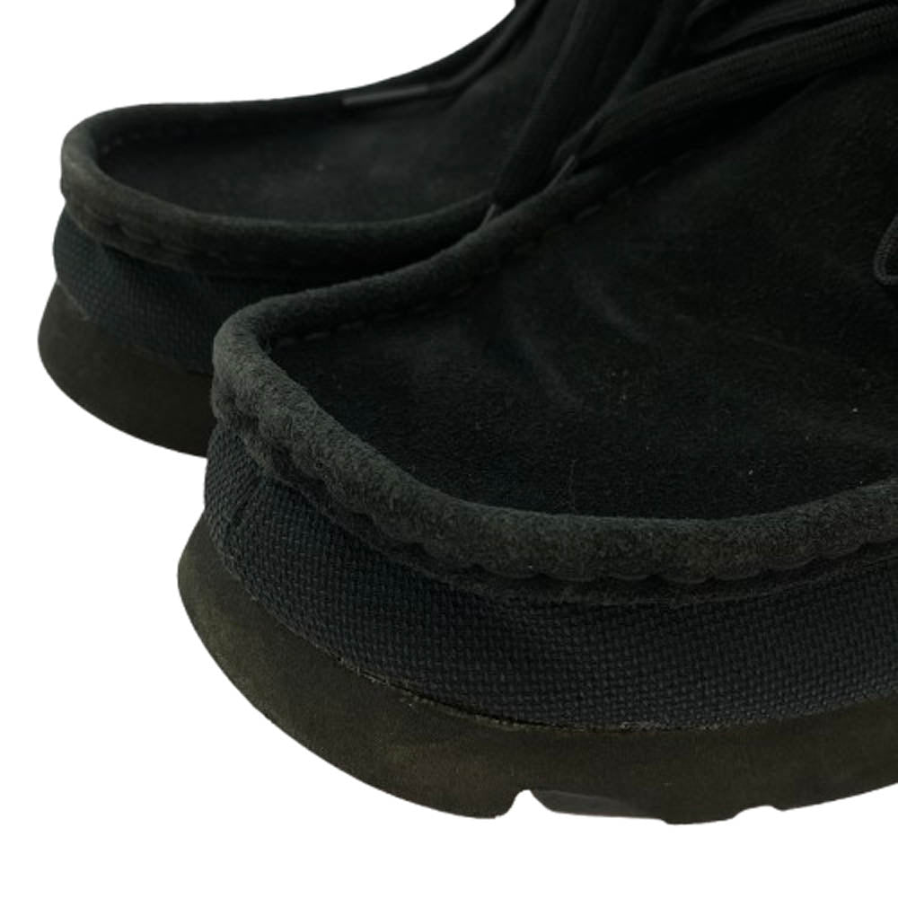 NEIGHBORHOOD ネイバーフッド 19AW 21621 × Clarks クラークス WALLABEE MCL-SHOES GTX ワラビーブーツ ゴアテックス ブラック系 41【中古】
