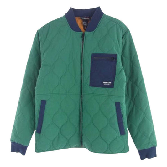BURTON バートン Mallet マレット キルティング ジャケット グリーン系 ネイビー系 XL【中古】