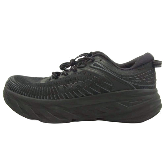 HOKA ONE ONE ホカ オネオネ 1110518 BBLC BONDI 7 ボンダイ スニーカー ランニング シューズ ブラック系 27.5cm【中古】