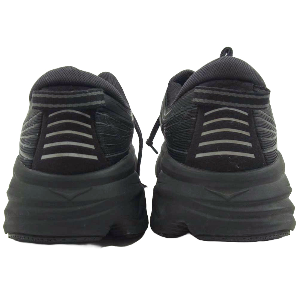 HOKA ONE ONE ホカ オネオネ 1110518 BBLC BONDI 7 ボンダイ スニーカー ランニング シューズ ブラック系 27.5cm【中古】