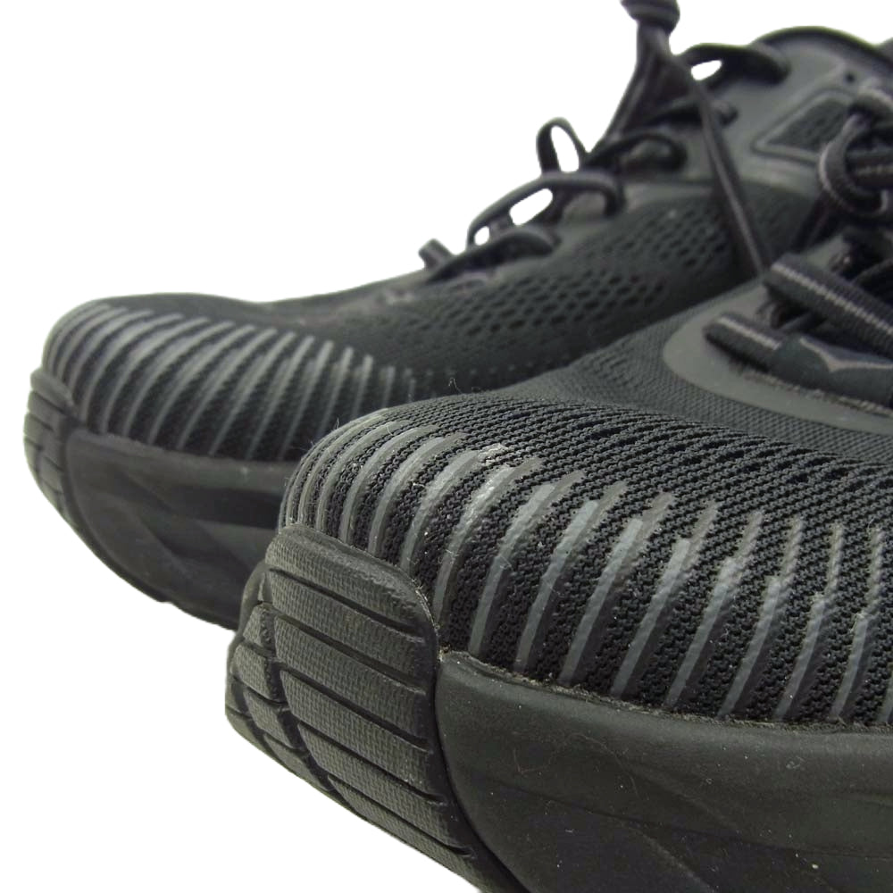 HOKA ONE ONE ホカ オネオネ 1110518 BBLC BONDI 7 ボンダイ スニーカー ランニング シューズ ブラック系 27.5cm【中古】