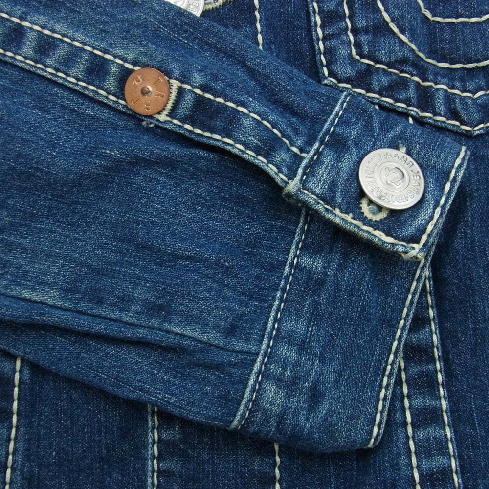 TRUE RELIGION トゥルーレリジョン JIMMY BIG T デニム ジャケット XXL インディゴブルー系 XXL【中古】