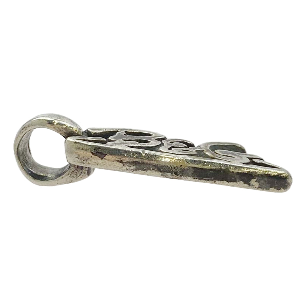 BILL WALL LEATHER ビルウォールレザー B＆G ロゴ Cクロス バー チャーム ペンダントトップ シルバー系【中古】