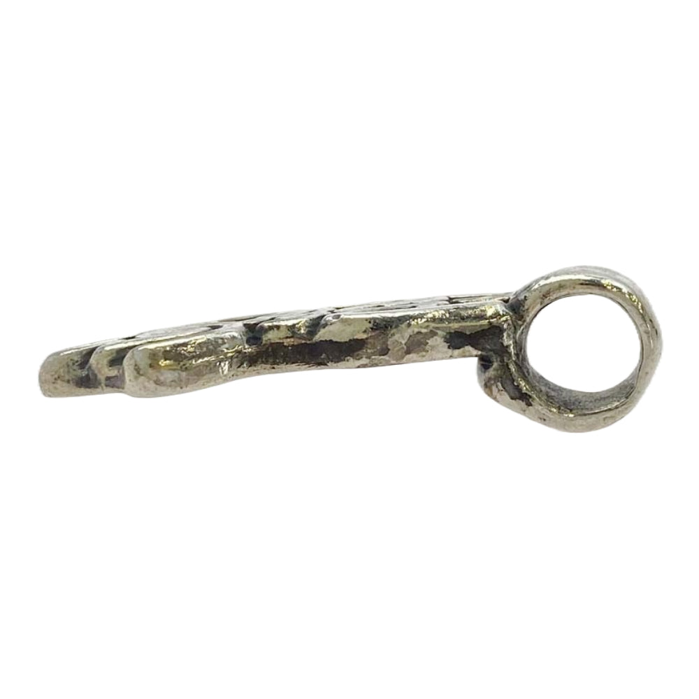 BILL WALL LEATHER ビルウォールレザー B＆G ロゴ Cクロス バー チャーム ペンダントトップ シルバー系【中古】