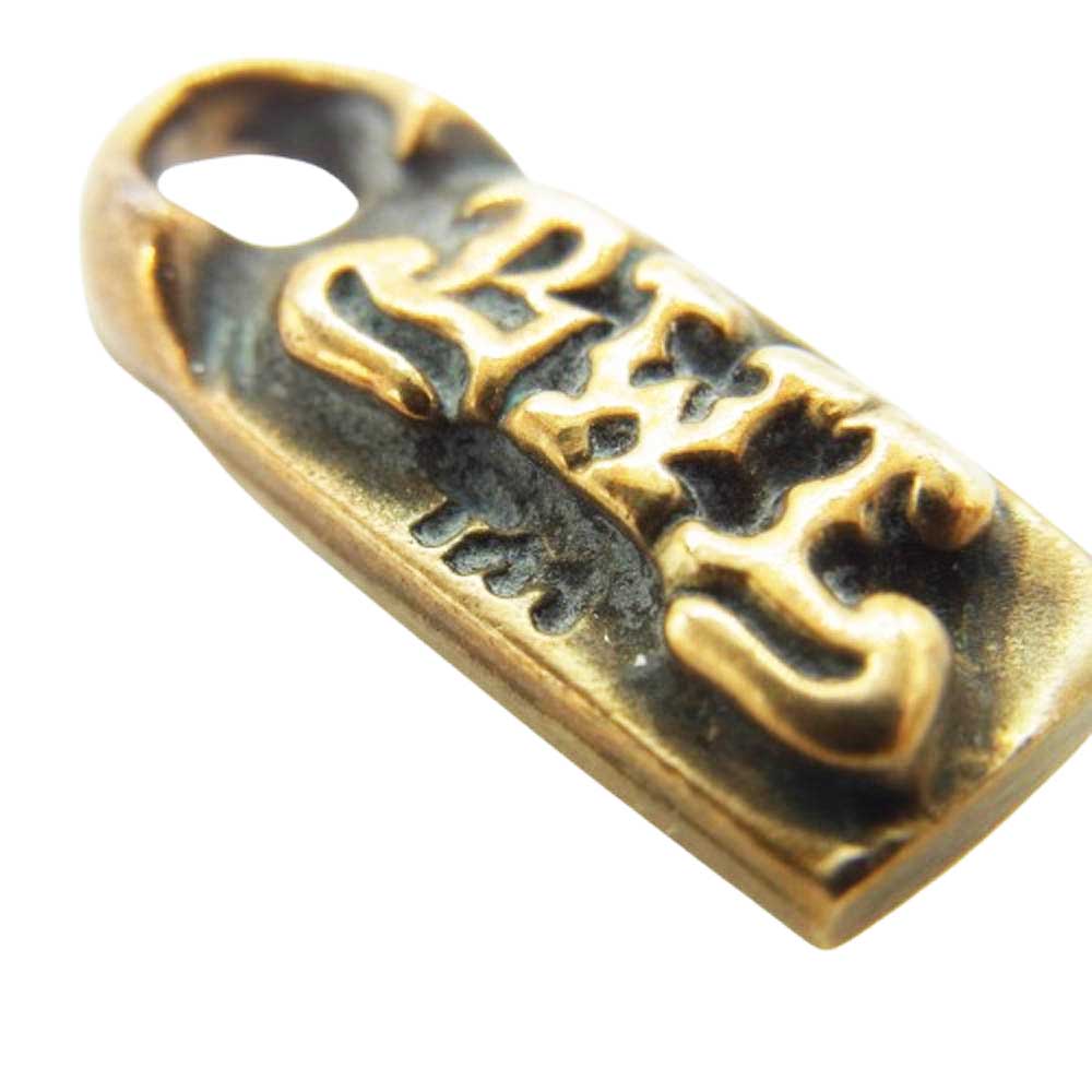 BILL WALL LEATHER ビルウォールレザー BWL CREAM クリーム ロゴ チャーム ペンダントトップ ゴールド系【中古】