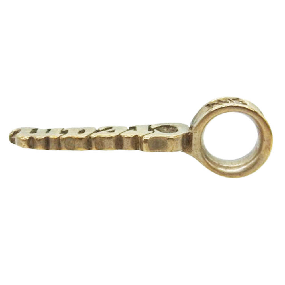 BILL WALL LEATHER ビルウォールレザー × CREAM クリーム ロゴ バー チャーム ペンダントトップ ゴールド系【中古】