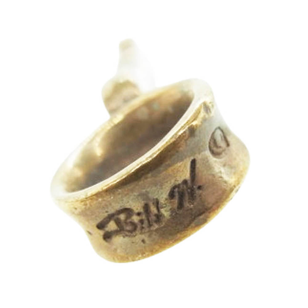 BILL WALL LEATHER ビルウォールレザー × CREAM クリーム ロゴ バー チャーム ペンダントトップ ゴールド系【中古】