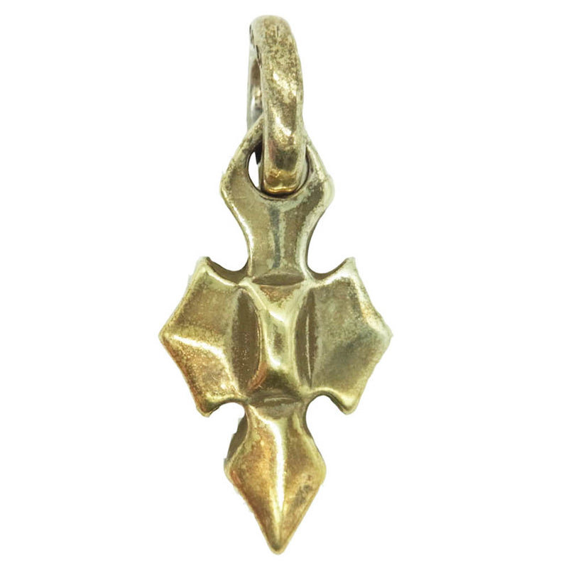 BILL WALL LEATHER ビルウォールレザー Cクロス チャーム ペンダントトップ ゴールドコーティング スターリングシルバー ゴールド系【中古】