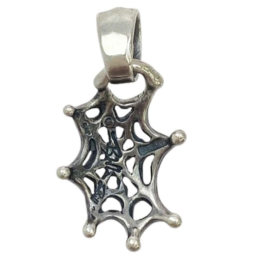 BILL WALL LEATHER ビルウォールレザー スパイダーウェブ チャーム ペンダントトップ シルバー系【中古】