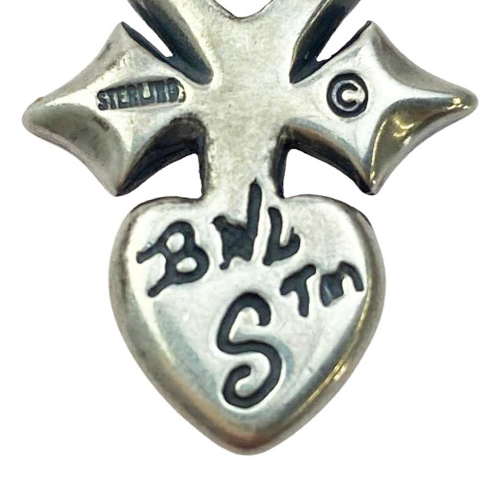 BILL WALL LEATHER ビルウォールレザー ピアストハート チャーム ペンダントトップ シルバー系【中古】