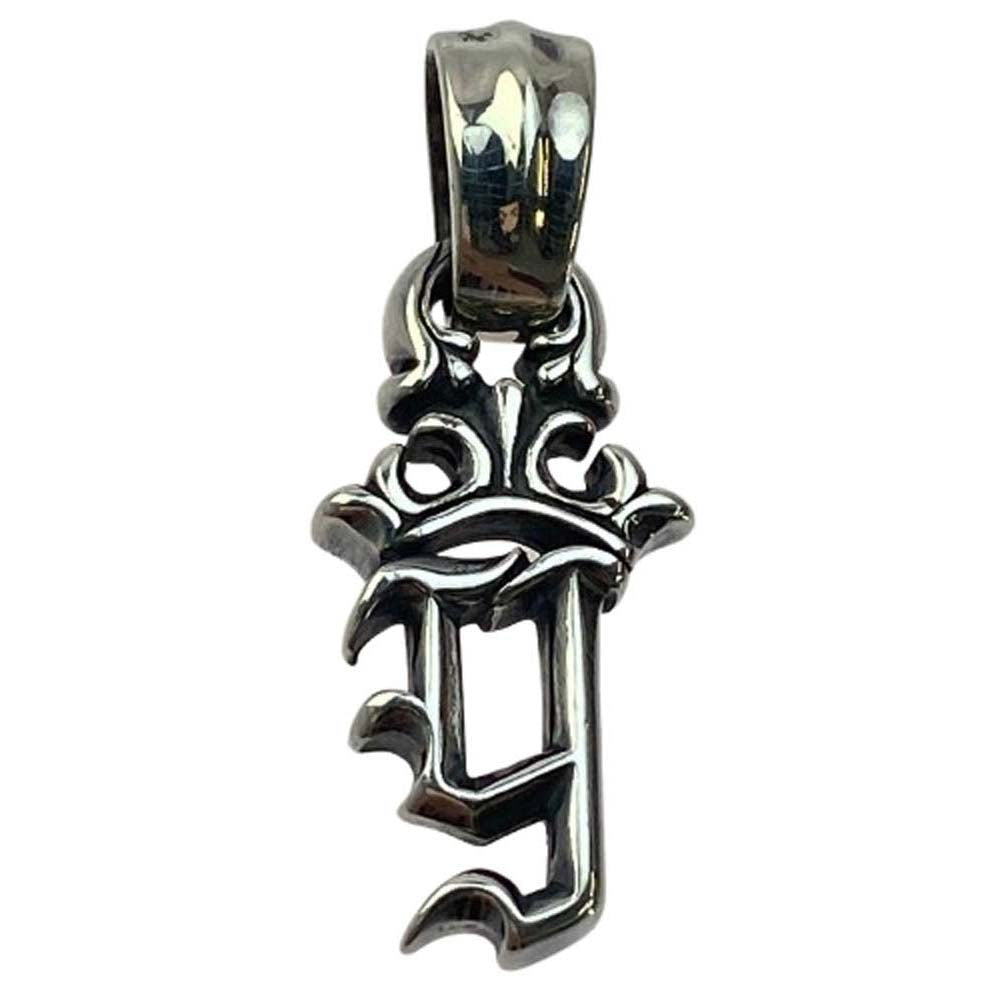 BILL WALL LEATHER ビルウォールレザー INITIAL CROWN イニシャル Y クラウン ペンダントトップ シルバー系【中古】