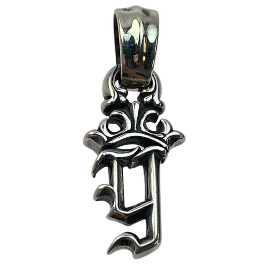 BILL WALL LEATHER ビルウォールレザー INITIAL CROWN イニシャル Y クラウン ペンダントトップ シルバー系【中古】