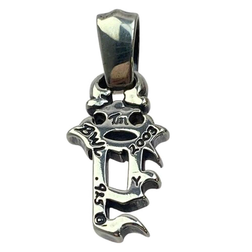 BILL WALL LEATHER ビルウォールレザー INITIAL CROWN イニシャル Y クラウン ペンダントトップ シルバー系【中古】