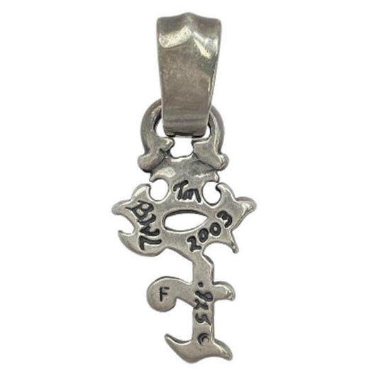 BILL WALL LEATHER ビルウォールレザー INITIAL CROWN イニシャル F クラウン ペンダントトップ シルバー系【中古】