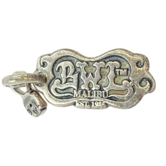 BILL WALL LEATHER ビルウォールレザー BWLロゴ ドッグタグ ゴシックチャーム ペンダントトップ シルバー系【中古】