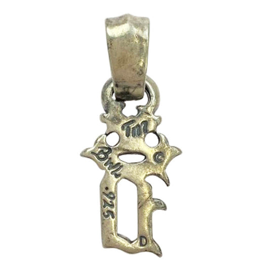 BILL WALL LEATHER ビルウォールレザー INITIAL CROWN イニシャル D クラウン ペンダントトップ シルバー系【中古】
