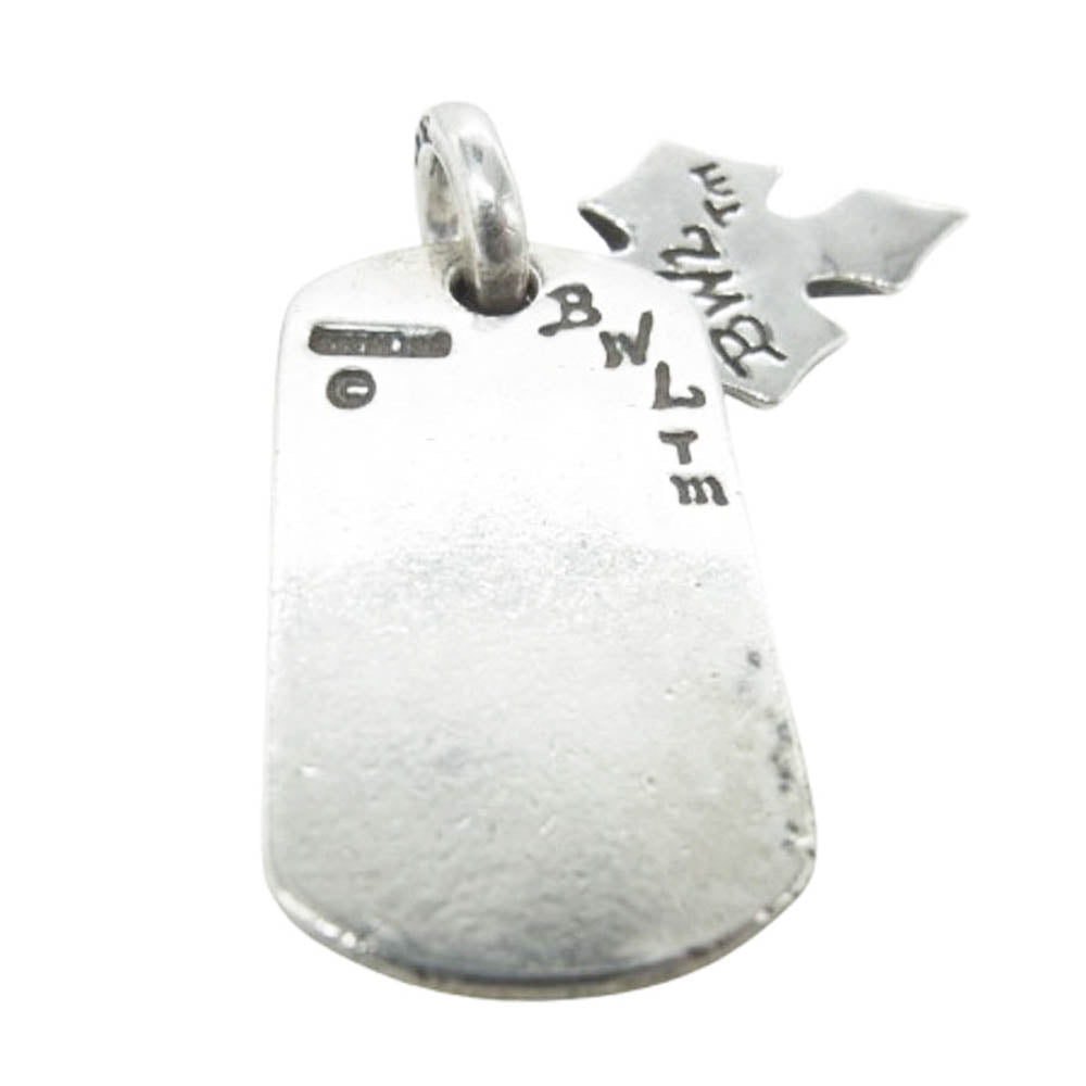 BILL WALL LEATHER ビルウォールレザー 2C クロス ドッグタグ ペンダントトップ シルバー系【中古】