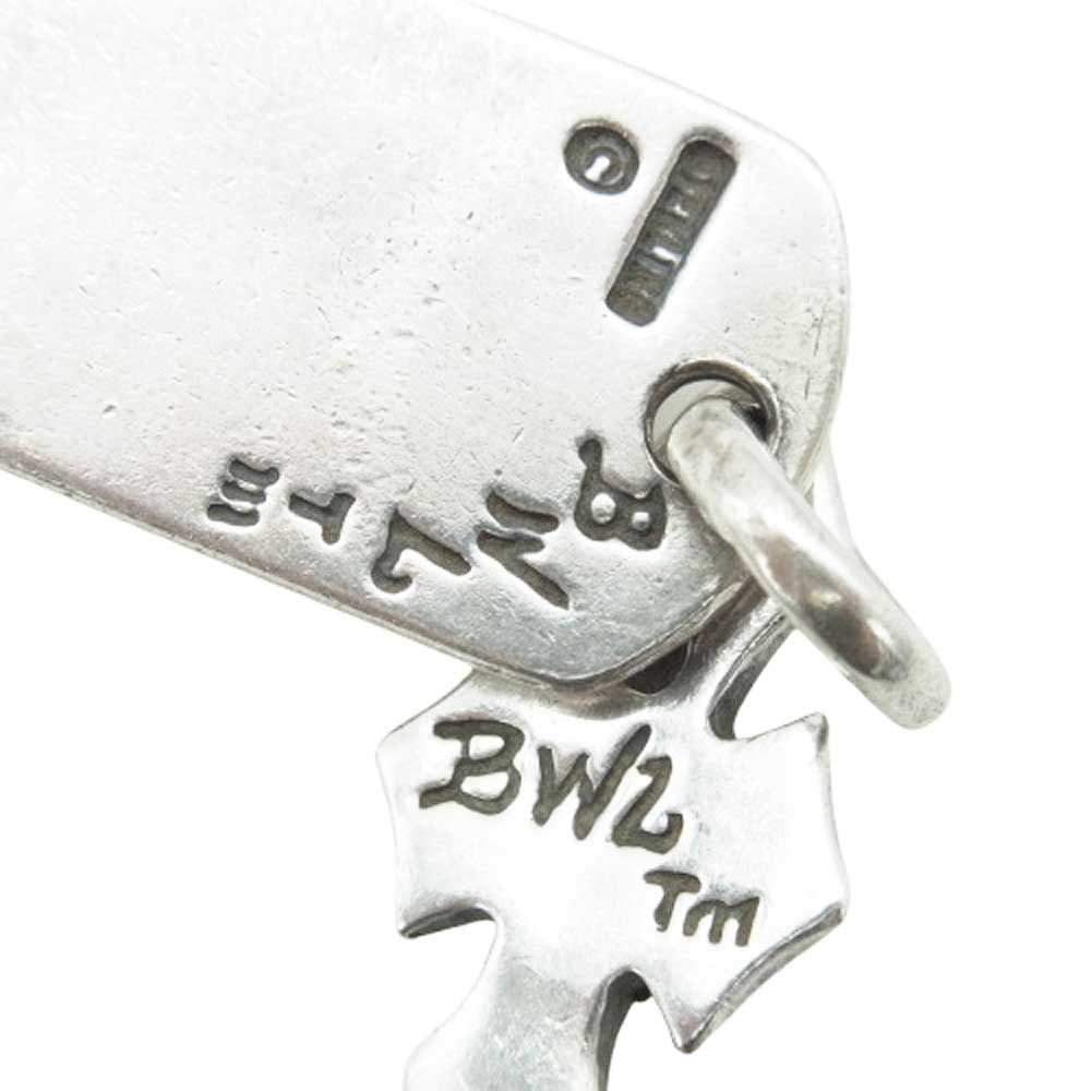 BILL WALL LEATHER ビルウォールレザー 2C クロス ドッグタグ ペンダントトップ シルバー系【中古】