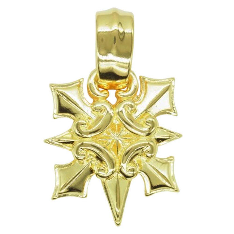 BILL WALL LEATHER ビルウォールレザー クロスダガー ペンダントトップ ゴールドコーティング スターリングシルバー ゴールド系【中古】