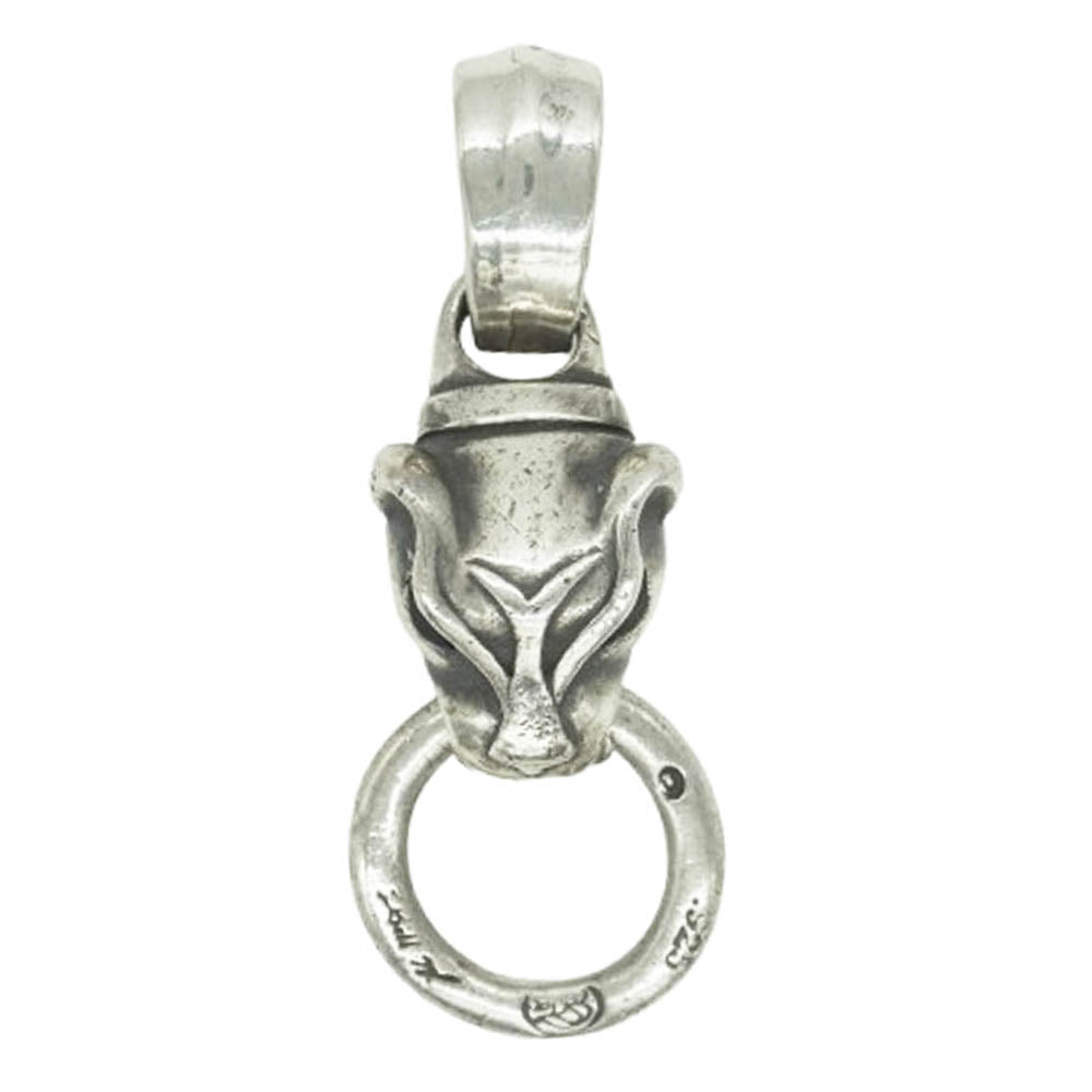 BILL WALL LEATHER ビルウォールレザー パンサー ヘッド w/リング ペンダントトップ シルバー系【中古】