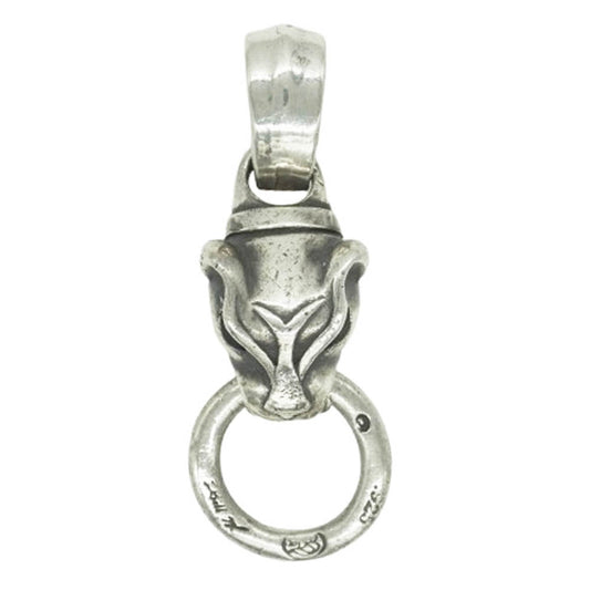 BILL WALL LEATHER ビルウォールレザー パンサー ヘッド w/リング ペンダントトップ シルバー系【中古】