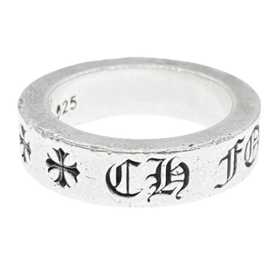 CHROME HEARTS クロムハーツ（原本無） 6mm SPACER FOREVER スペーサー フォーエバー リング シルバー系 15号【中古】
