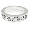 CHROME HEARTS クロムハーツ（原本無） 6mm SPACER FOREVER スペーサー フォーエバー リング シルバー系 15号【中古】