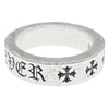 CHROME HEARTS クロムハーツ（原本無） 6mm SPACER FOREVER スペーサー フォーエバー リング シルバー系 15号【中古】
