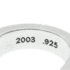 CHROME HEARTS クロムハーツ（原本無） 6mm SPACER FOREVER スペーサー フォーエバー リング シルバー系 13号【中古】