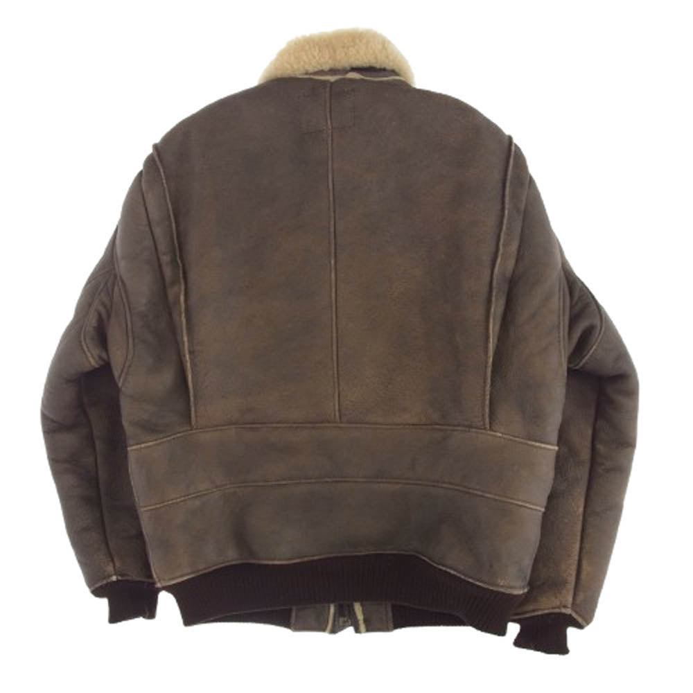 AVIATION TYPE B-60 U.S. AIR FORCES JACKET 822103 ムートン フライトジャケット ブラウン系 40【中古】