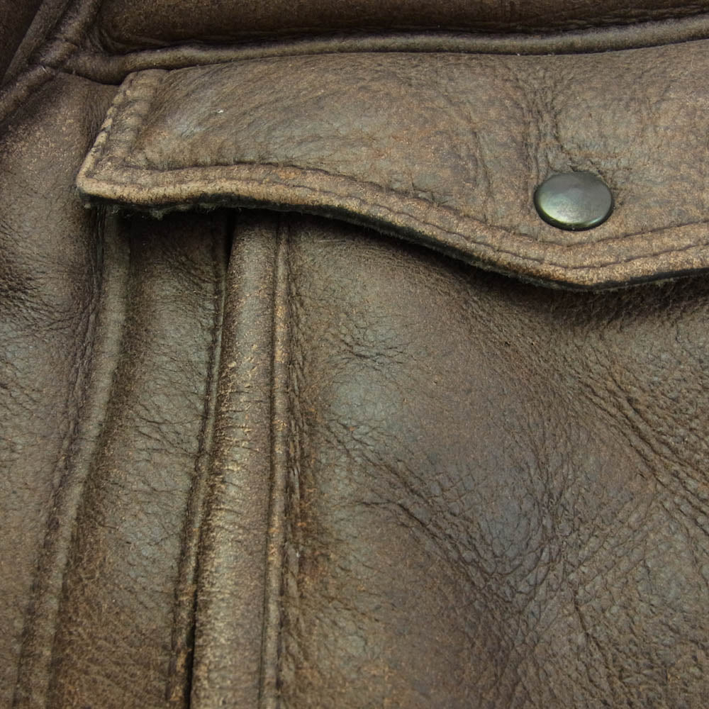 AVIATION TYPE B-60 U.S. AIR FORCES JACKET 822103 ムートン フライトジャケット ブラウン系 40【中古】