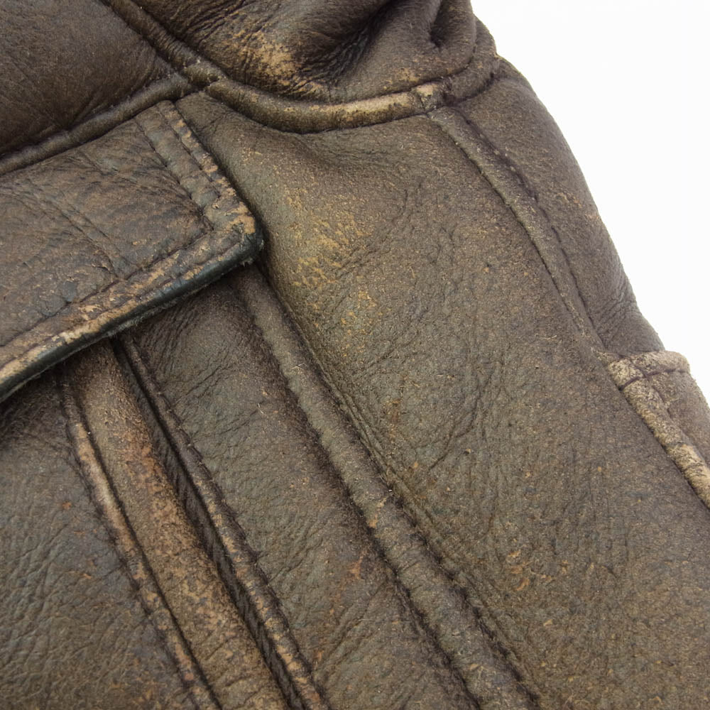 AVIATION TYPE B-60 U.S. AIR FORCES JACKET 822103 ムートン フライトジャケット ブラウン系 40【中古】