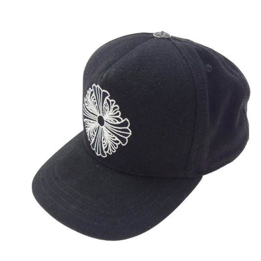 CHROME HEARTS クロムハーツ（原本無） TRUCKER CHプラス 刺繍 ベースボール キャップ ブラック系 53-60【中古】