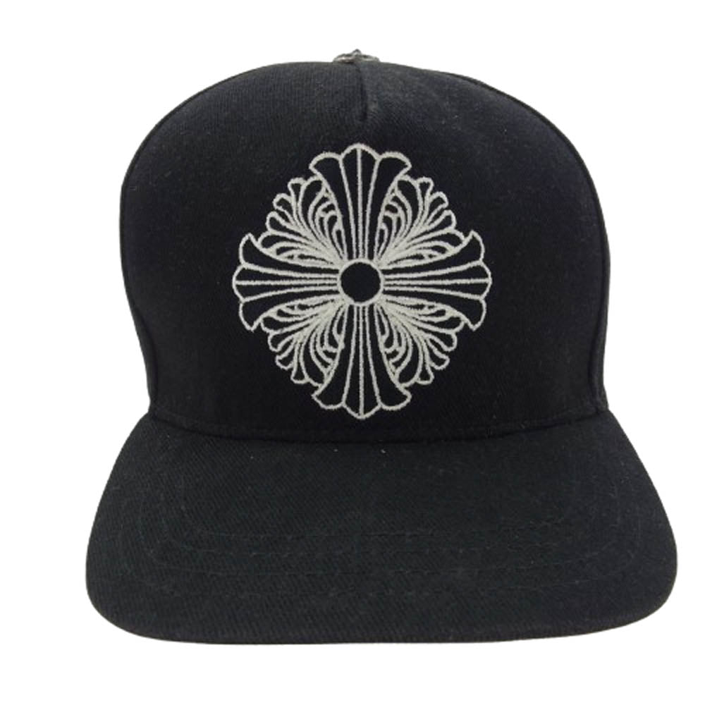CHROME HEARTS クロムハーツ（原本無） TRUCKER CHプラス 刺繍 ベースボール キャップ ブラック系 53-60【中古】