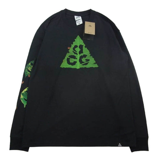 NIKE ナイキ HJ0803-010 ACG プリント ロングスリーブ Tシャツ ブラック系 S【新古品】【未使用】【中古】