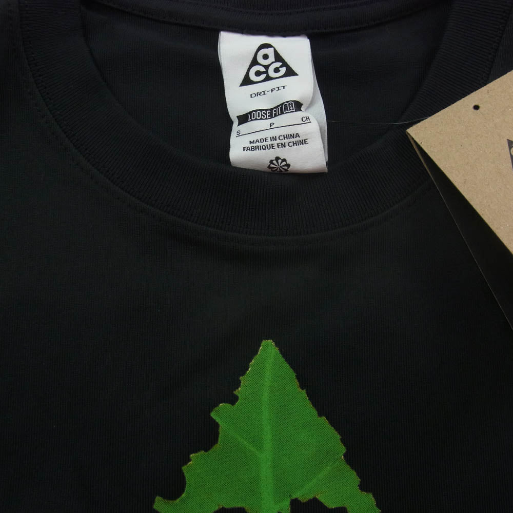 NIKE ナイキ HJ0803-010 ACG プリント ロングスリーブ Tシャツ ブラック系 S【新古品】【未使用】【中古】