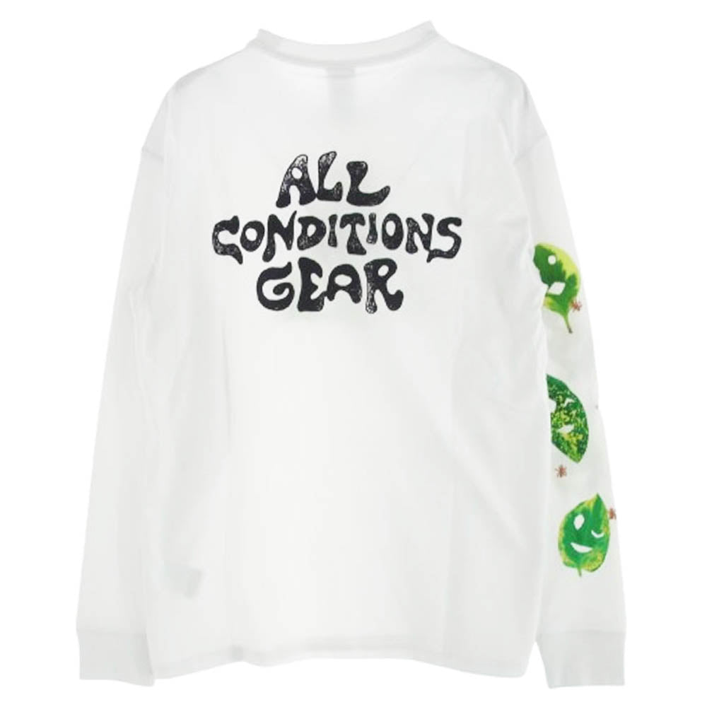 NIKE ナイキ HJ0803-121 ACG プリント ロングスリーブ Tシャツ ホワイト ホワイト系 S【新古品】【未使用】【中古】