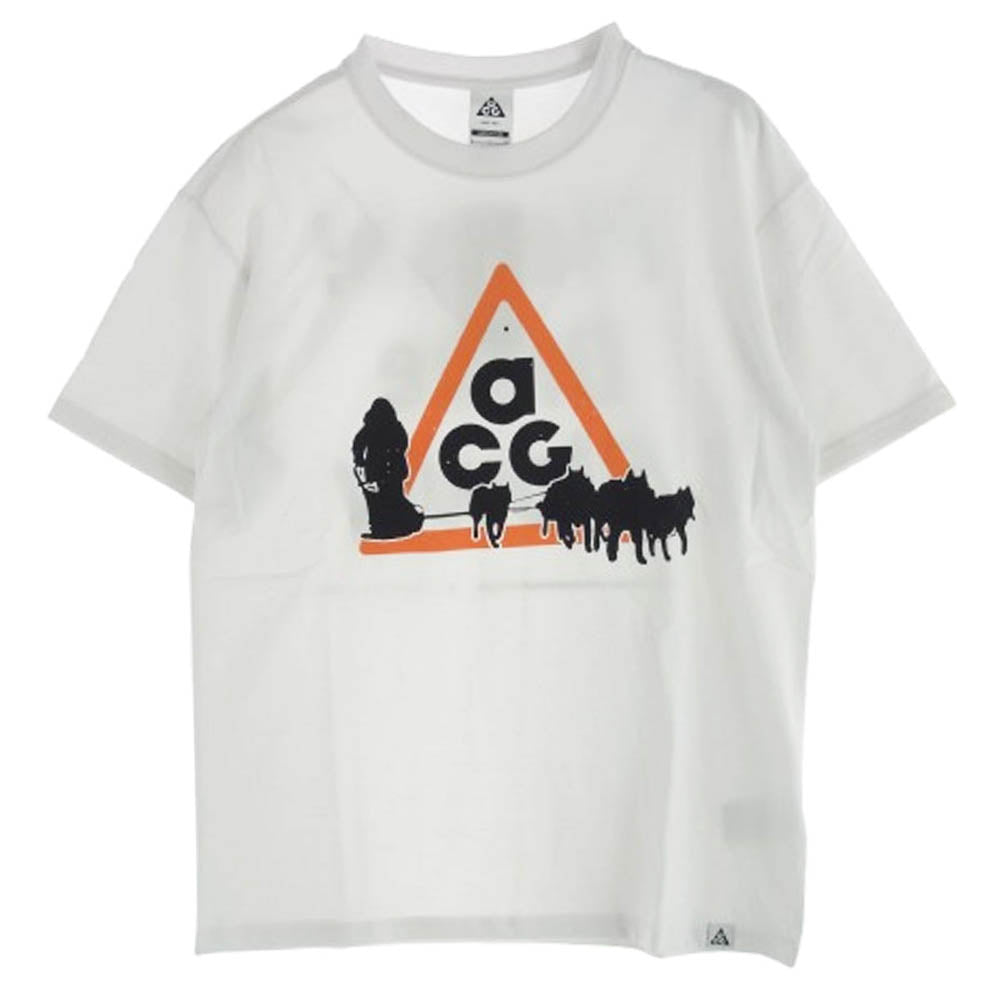 NIKE ナイキ FZ5278-121 ACG プリント Dri-FIT Tシャツ ホワイト系 S【新古品】【未使用】【中古】