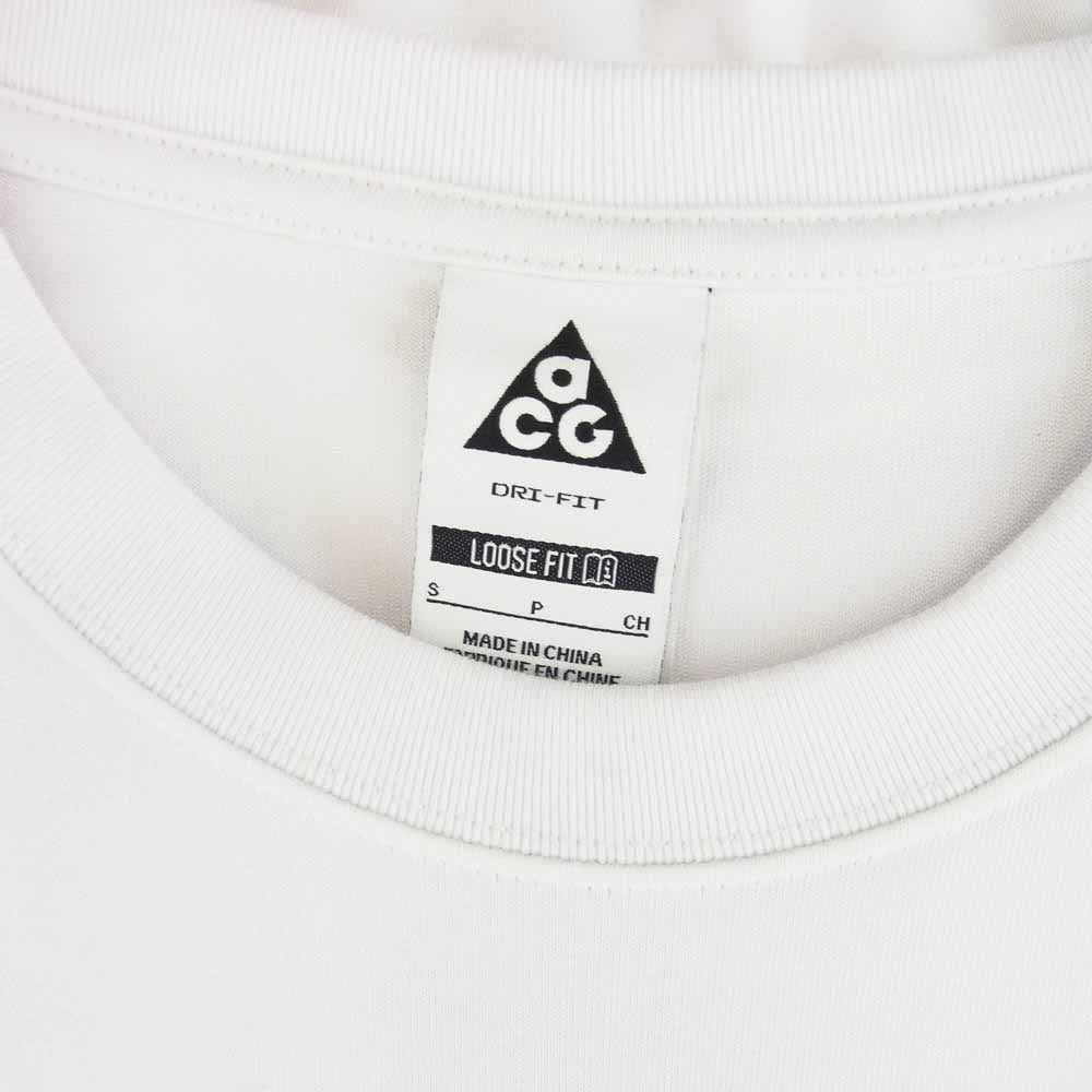 NIKE ナイキ FZ5278-121 ACG プリント Dri-FIT Tシャツ ホワイト系 S【新古品】【未使用】【中古】