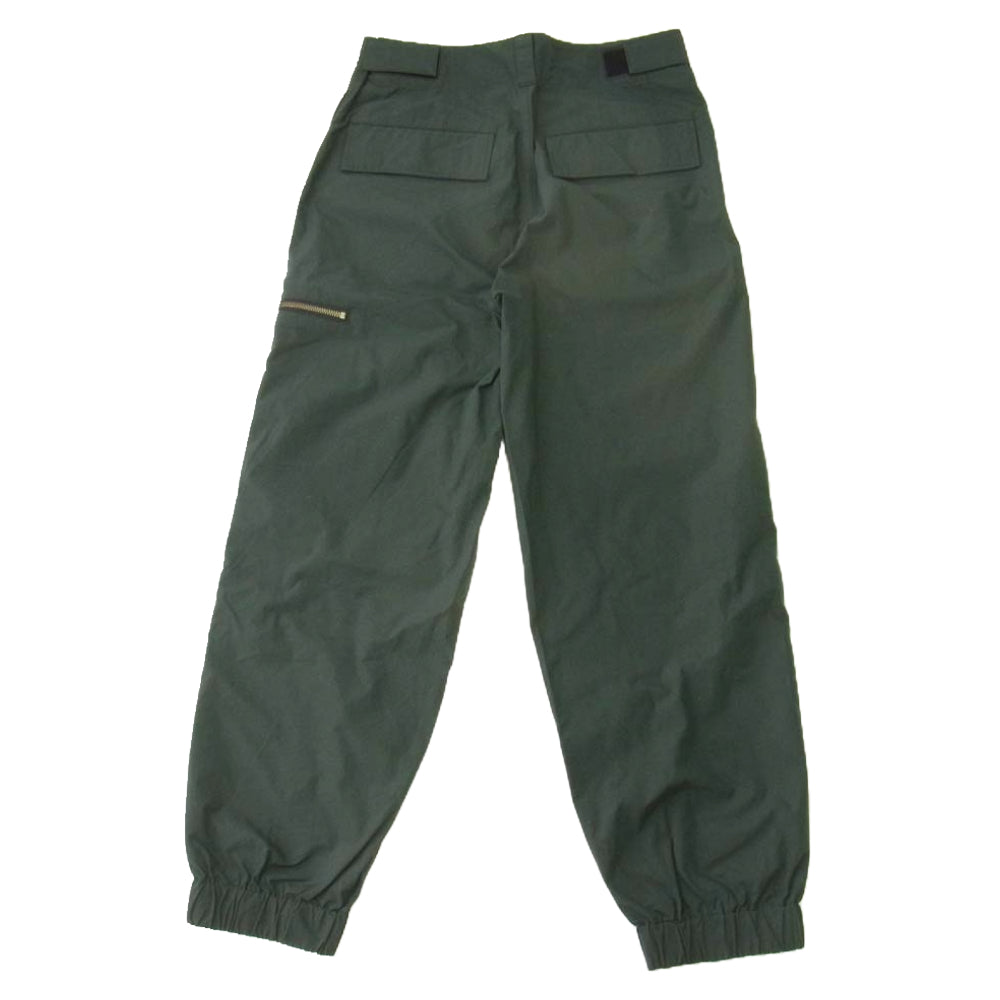 MARGARET HOWELL マーガレットハウエル 596-4140513 MHL ジップポケット付き ワーク パンツ コットン パンツ ダークグリーン系 S【中古】