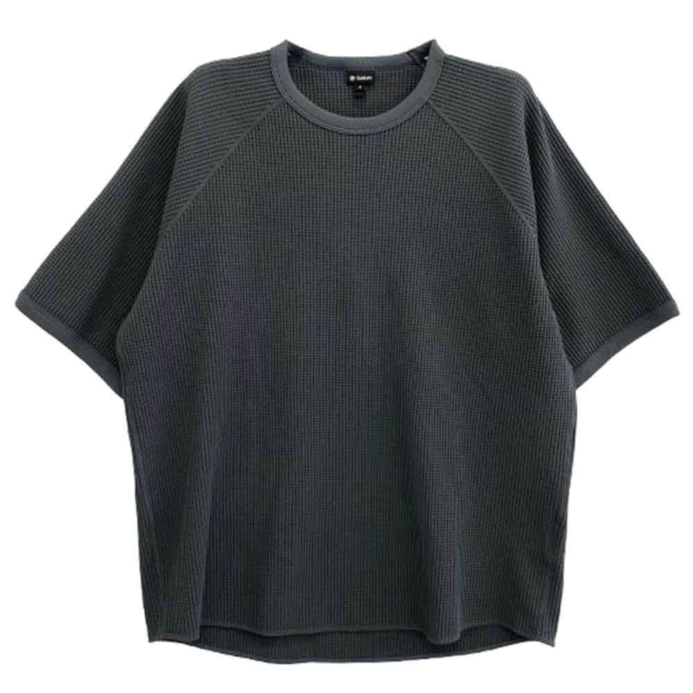 Goldwin ゴールドウィン GM64107 ワッフル ライト Tシャツ 半袖カットソー グレー グレー系 2【美品】【中古】