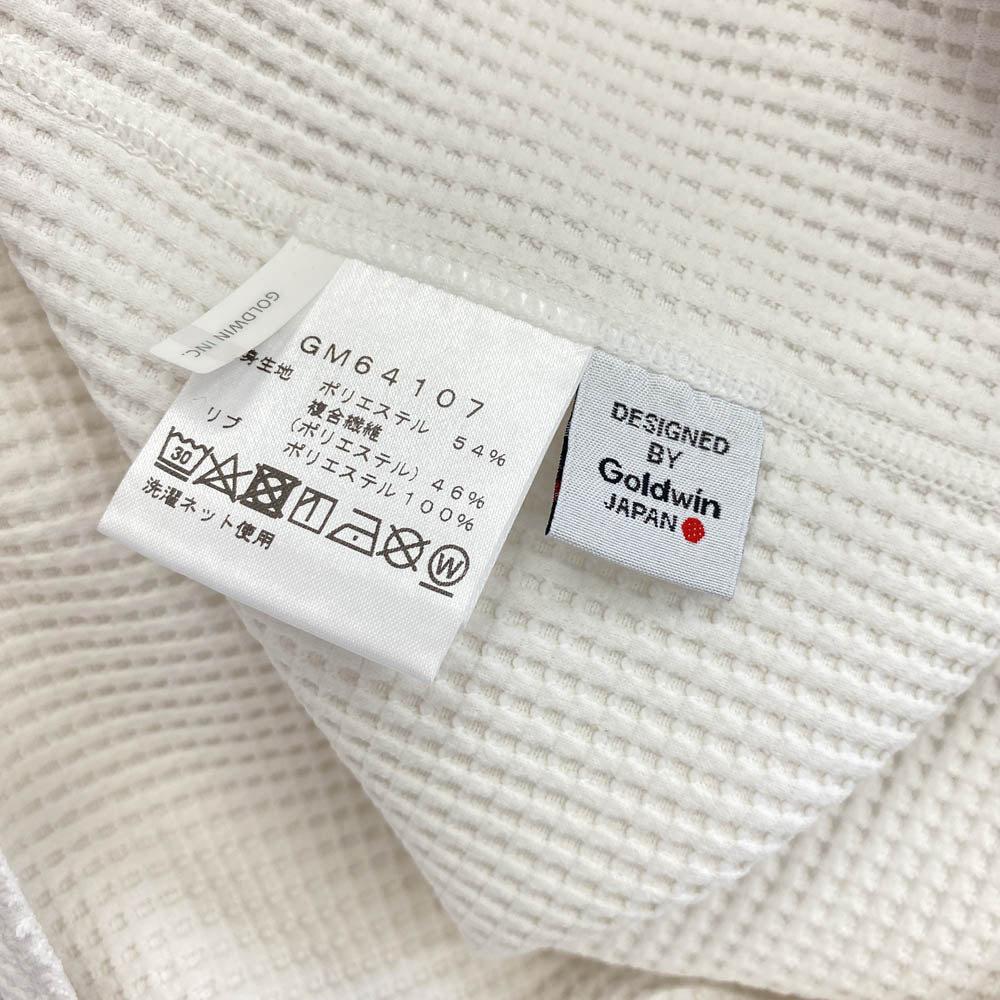 Goldwin ゴールドウィン GM64107 ワッフル ライト Tシャツ 半袖カットソー ホワイト ホワイト系 2【新古品】【未使用】【中古】