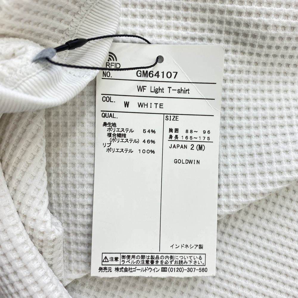 Goldwin ゴールドウィン GM64107 ワッフル ライト Tシャツ 半袖カットソー ホワイト ホワイト系 2【新古品】【未使用】【中古】